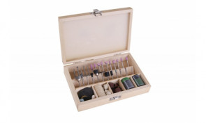 Tvarové frézy do dřeva, rotační rašple a brusky, nástavce na brusku