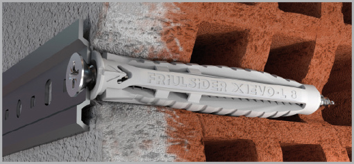 foto k produktu Plně univerzální hmoždinka X1-L 8x60 nylon