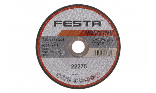 Kot. řezný kov 150x2. 5x22. 2 FESTA INDUSTR