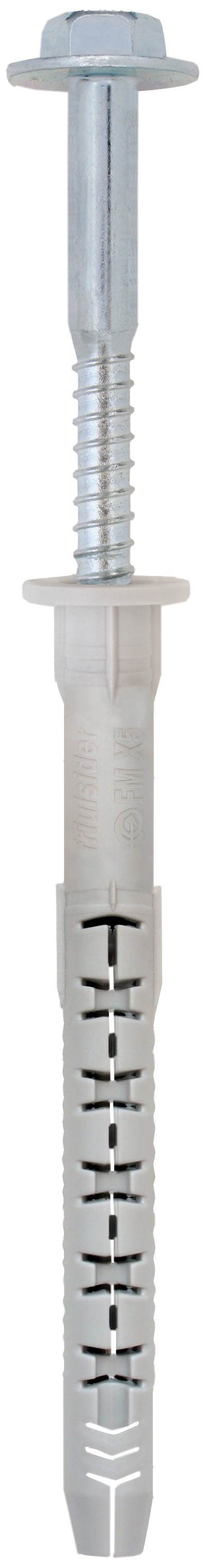 Průvlaková hmoždinka FM-X5 10x60/10 6HR s límcem nylon 