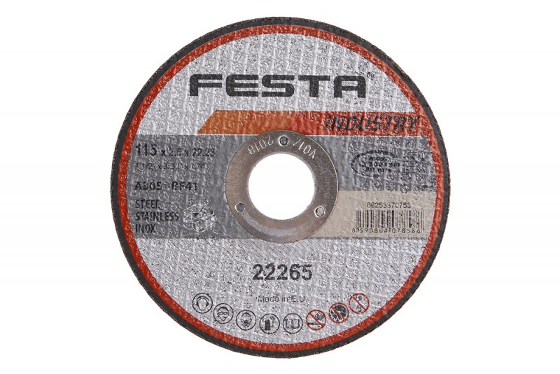 Kot. řezný kov 115x2. 5x22. 2 FESTA INDUS(D