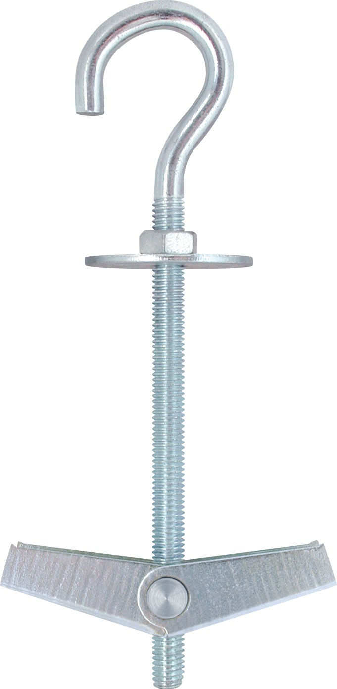 Sklopná kovová hmoždinka AM 4x70 + hák