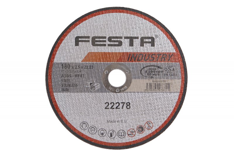 Kot. řezný kov 180x2. 5x22. 2 FESTA INDUS(D