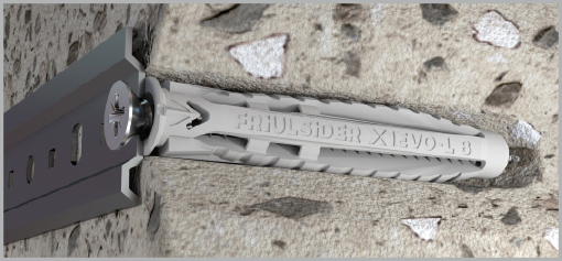 foto k produktu Plně univerzální hmoždinka X1-L 6x50 nylon 