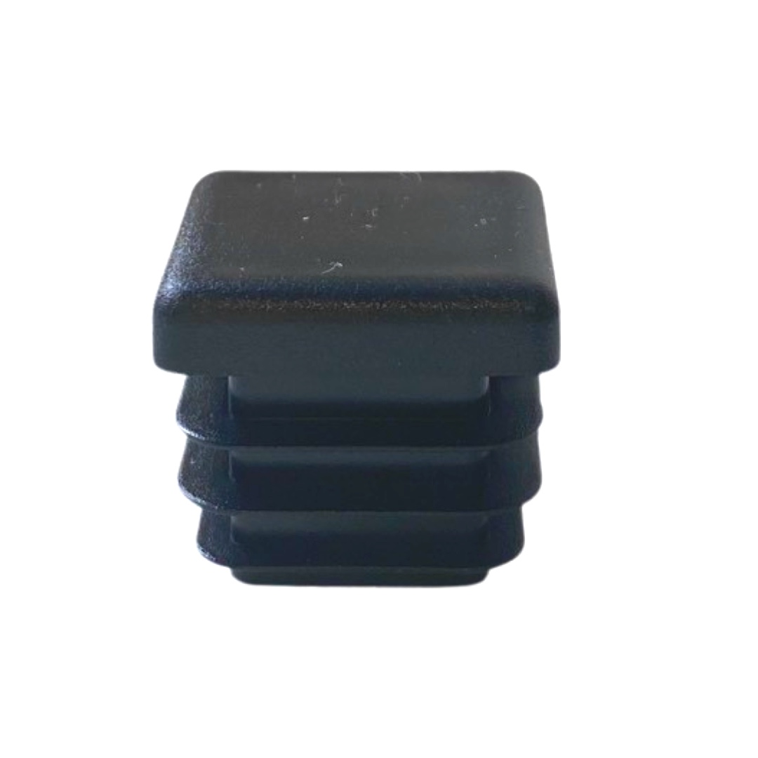 Zátka do jeklu čtvercová 15x15mm - černá