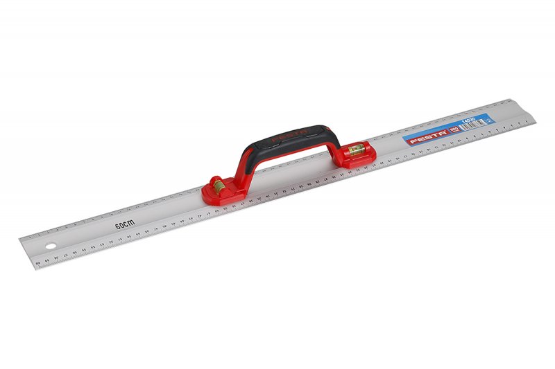 Pravítko s rukojetí FESTA 60cm ALU 2 libely