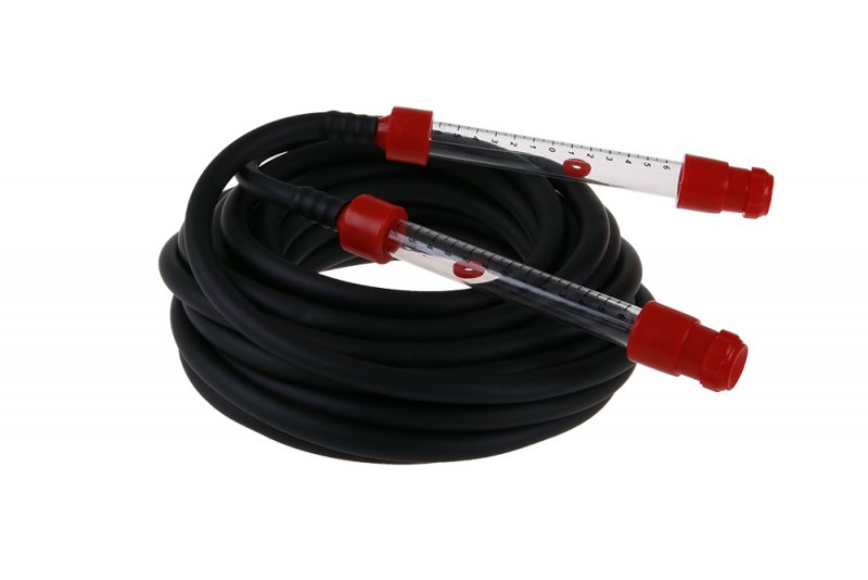 Vodováha hadicová 10 m,  skleněna trub.