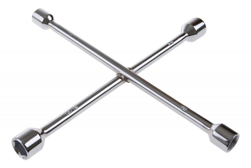 Klíč na kola, kříž 17, 19, 21mm, 1/2"
