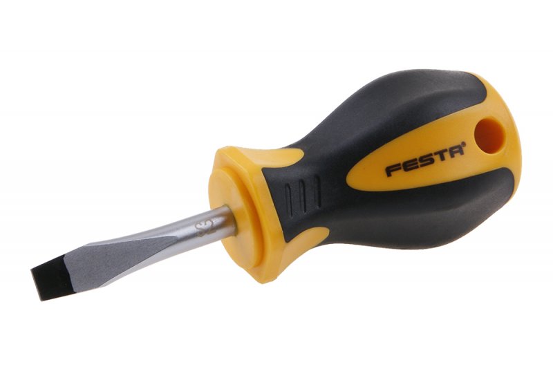 Šroubovák FESTA plochý 6x38 krátký S2