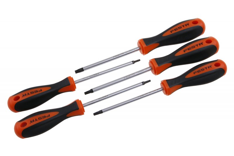 Šroubováky FESTA TORX sada10, 15, 20, 25, 30