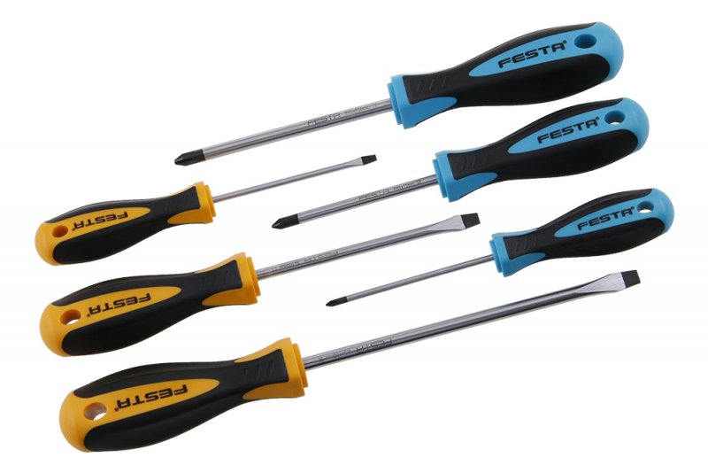 Sada šroubováků FESTA 6ks S2 PH+ploché