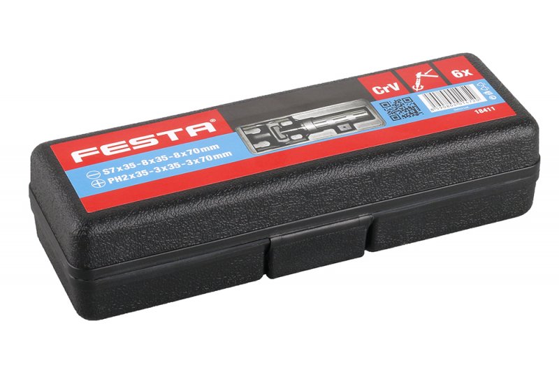 foto k produktu Šroubovák úderový FESTA sada 6xbit