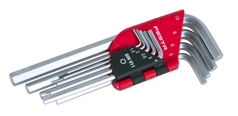 Sada inbusů FESTA CrV 1. 5-10mm 9ks