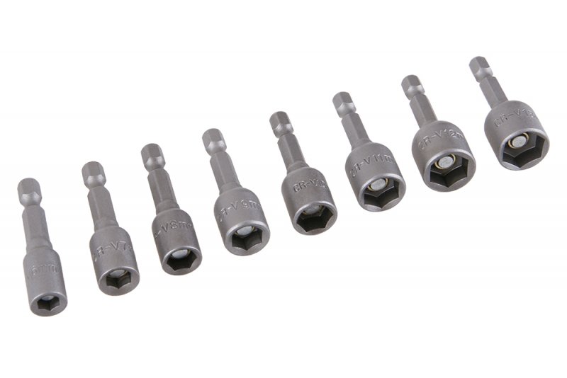 Sada adaptérů 1/4" 6, 7, 8, 9, 10, 11, 12, 13mm