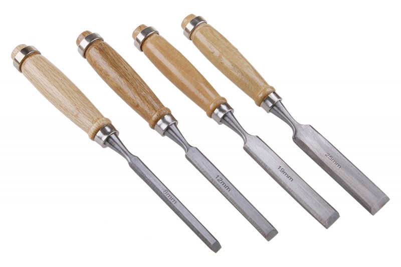 Sada dlát 4ks 8, 12, 19, 25mm