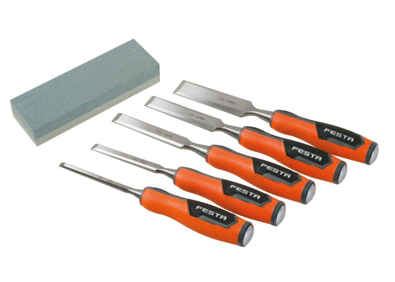 Sada dlát FESTA CrV 5ks s brouskem