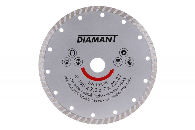 Kotouč diam.  DIAMANT 180x22. 2x3. 1mm TURBO