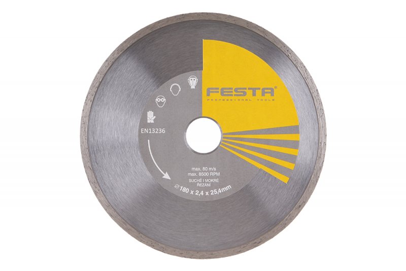 Kotouč diam.  FESTA plný 180x25. 4mm