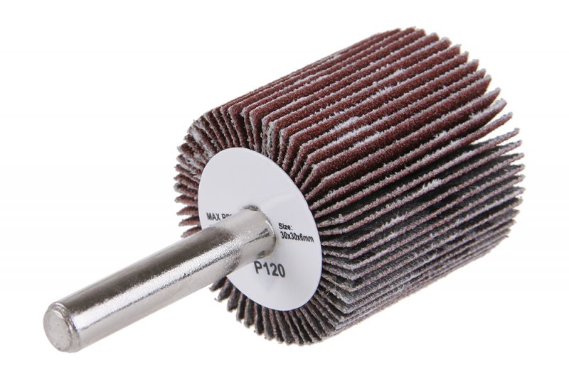 Kotouč lamel. brus.  30x30x6mm, P120 stopka