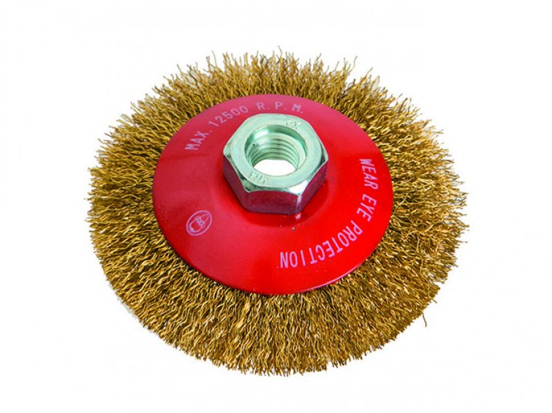 Kartáč miskový vln.  FESTA mosaz 100 M14