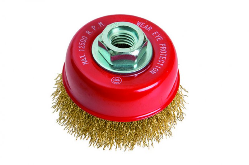 Kartáč hrnkový vln.  FESTA mosaz 75 M14