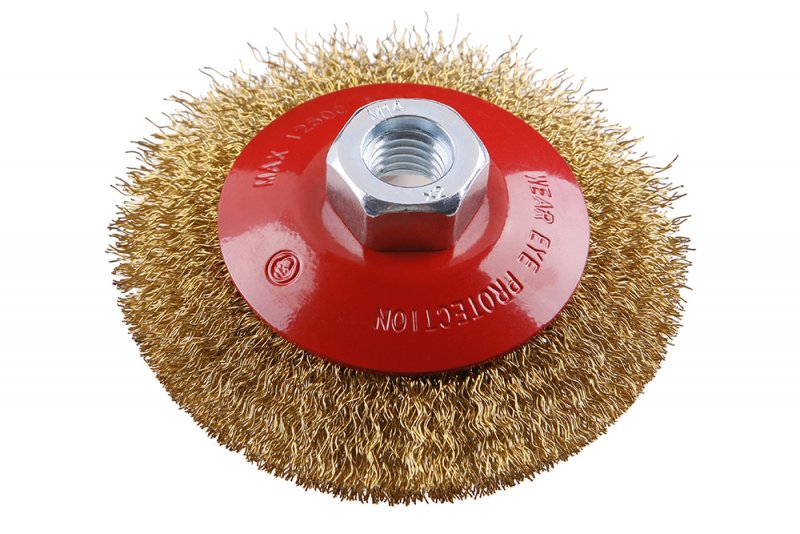 Kartáč rot.  miskový vlnitý FESTA 100 M14