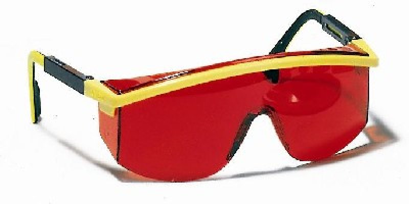 Laserové zjasňující brýle červ.
