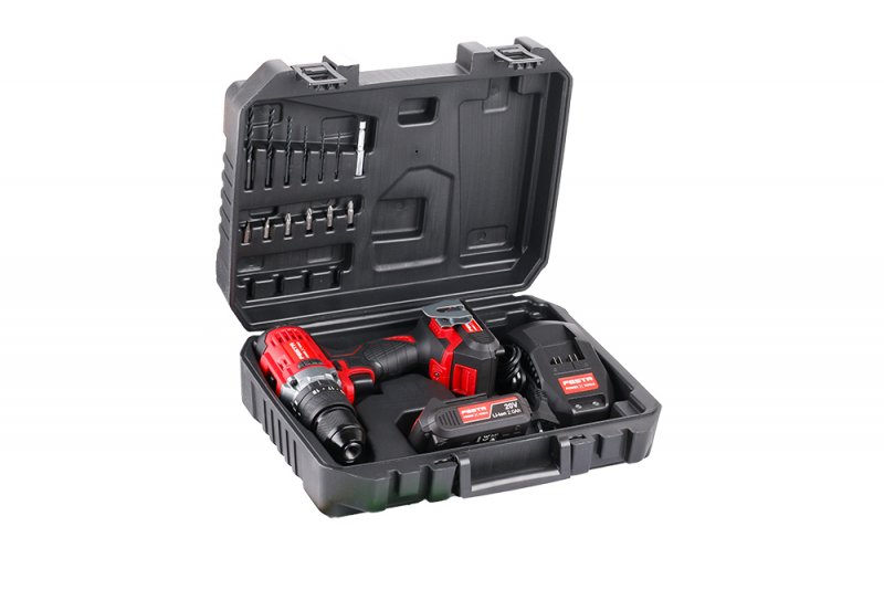 foto k produktu Vrtačka AKU s příklepem FESTA SHARE20V 2x baterie 2. 0Ah,  nabíječka,  kufr