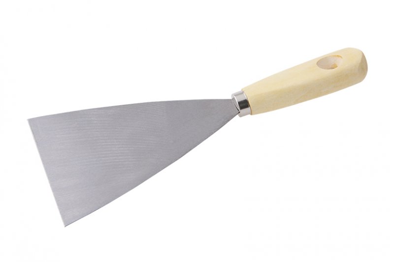 Špachtle ocel dřev.  ručka 100mm
