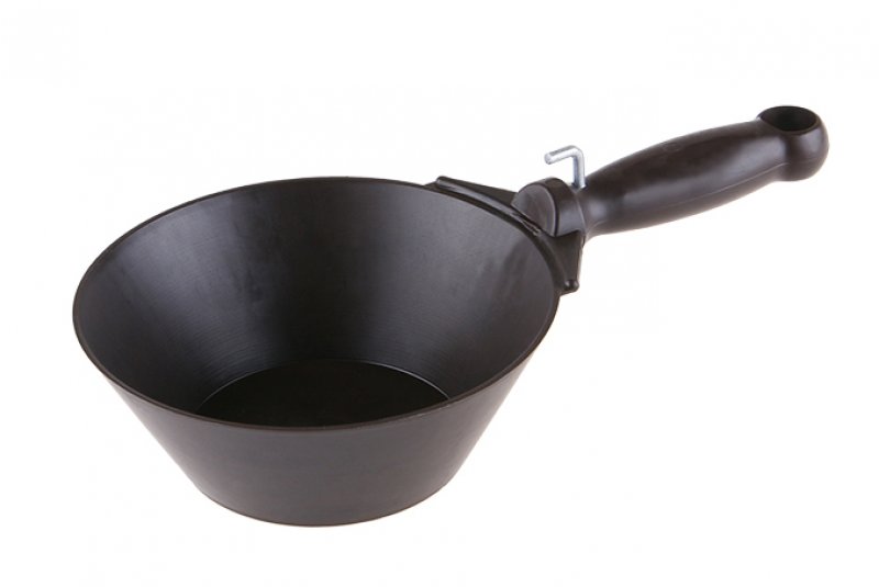 Naběračka zednická ocel plastová 160mm