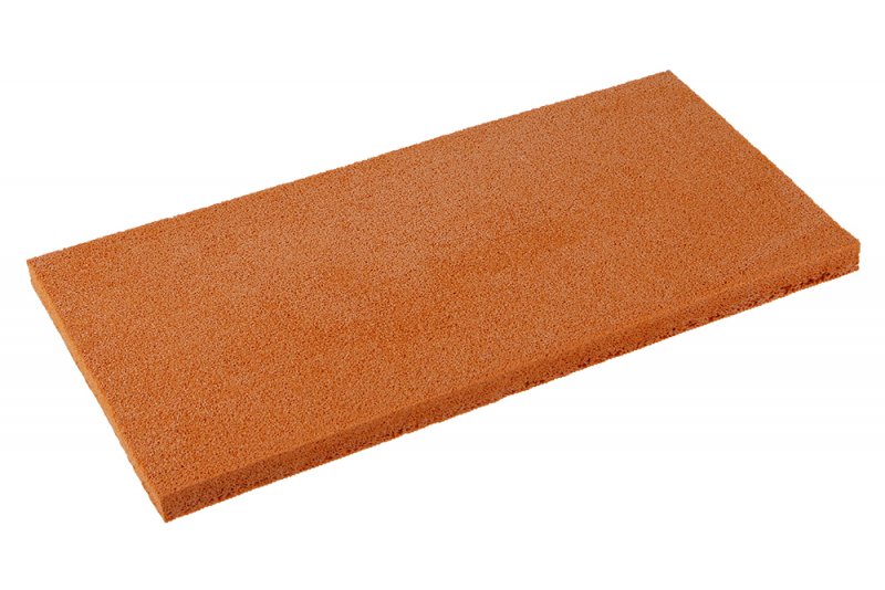 Houba jemná oranž.  náhradní 280x140x12mm