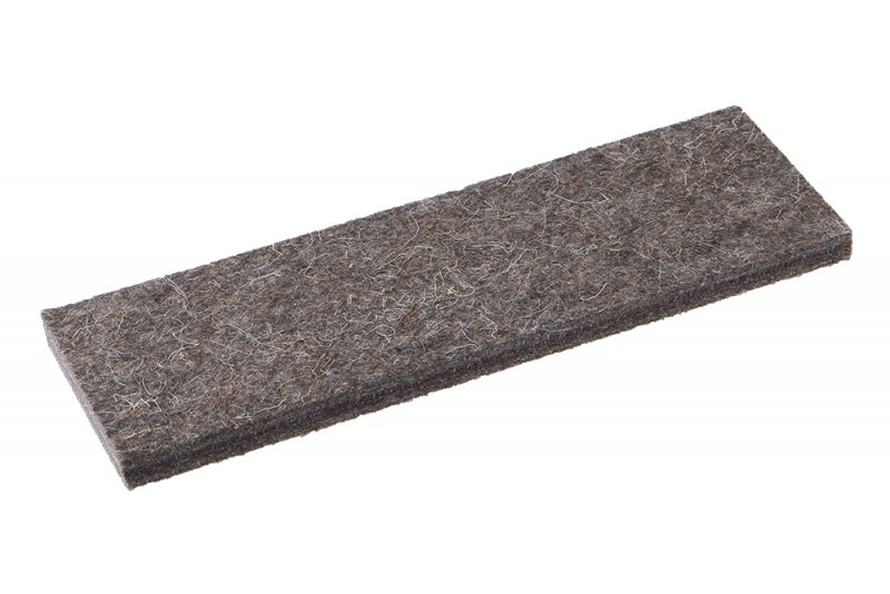 Plst černá náhradní 220x70x10mm