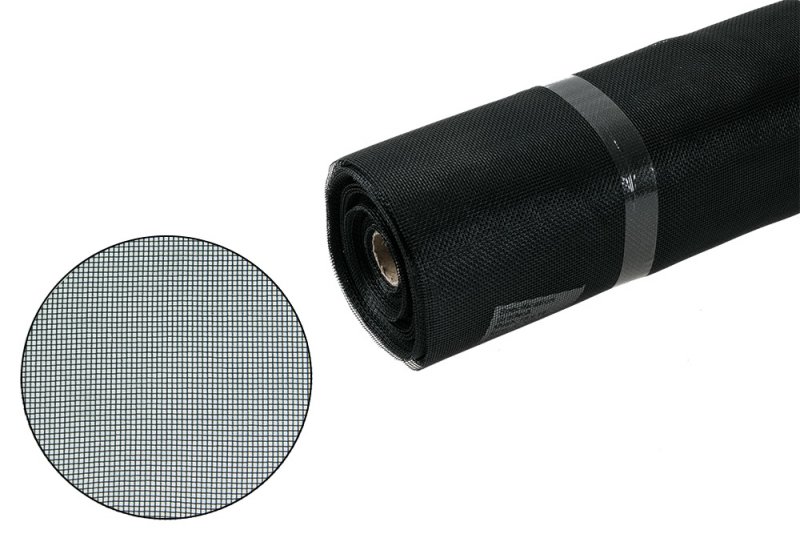 Síť proti hmyzu sklovlákno 0. 8Mx30M černá