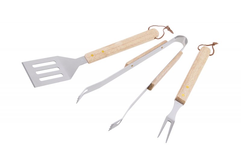 Sada grilovací nářadí nerez 38cm 3ks