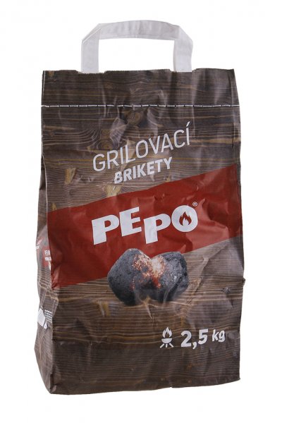 Brikety grilovací 2. 5kg