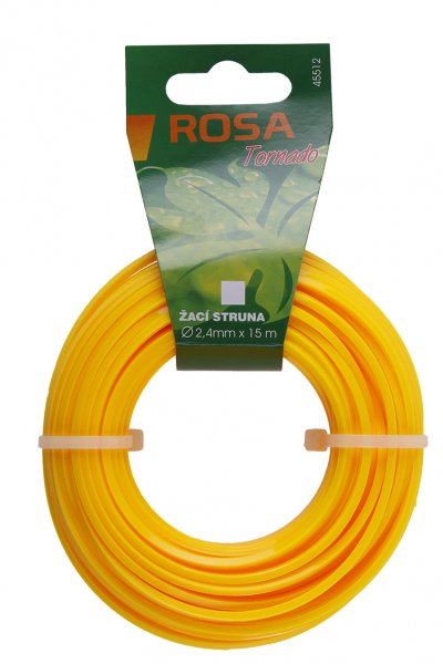 Struna žací čtverec 2. 4mmx15m