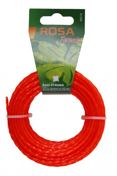 Struna žací twist 2. 4mmx15m