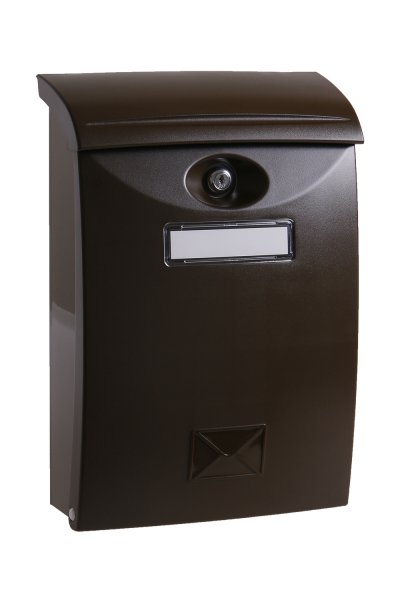 Poštovní schránka PVC hnědá 24x10. 5x34. 5cm